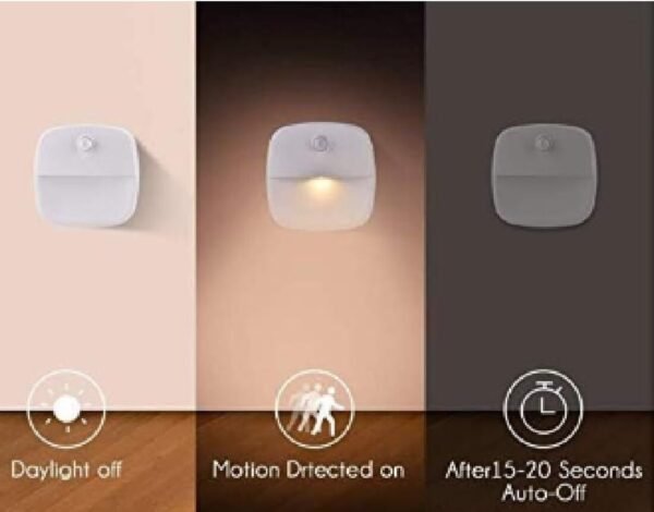 3 X LED Nachtlicht Mit Bewegungsmelder Sensor Batterie Treppenlicht Wandleuchte - Image 5