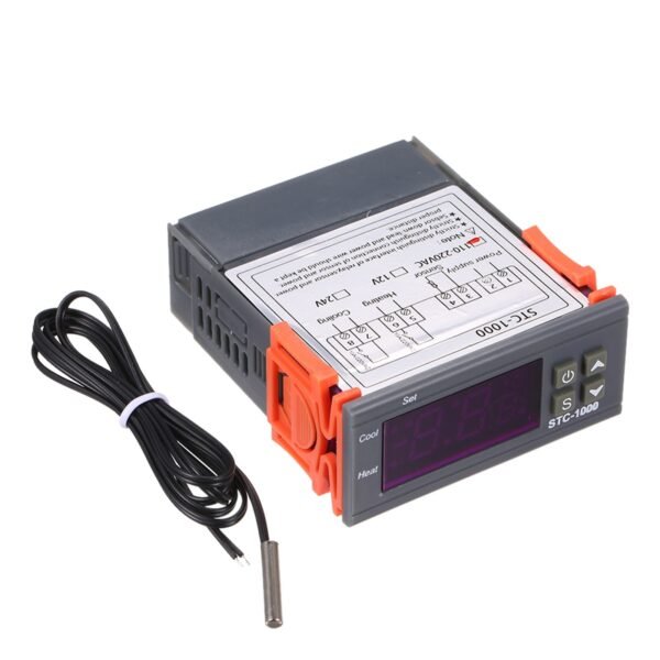 STC-1000 Digital Temperature Controller Heating Cooling Centigrade Thermostat with Sensor - Image 2