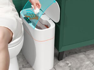 Smart Trash Can With Lid For Bedroom And Living Room Kitchen Storage Box Trash Can Induction Small Car Box Automatic Smart Dustbin Smart Trash Bin