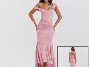 Mozision Off-shoulder Backless Sexy Evening Dress For Women Purple Sleeveless Strapless Ruched Bodycon Club Party Dress
