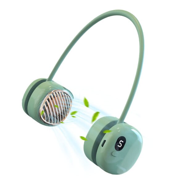 Portable Hanging Neck Fan 5 Speed Wearable Personal Fan Air Cooler Rechargeable - Image 5