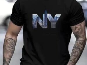 Men's Printed Short-sleeved T-shirt