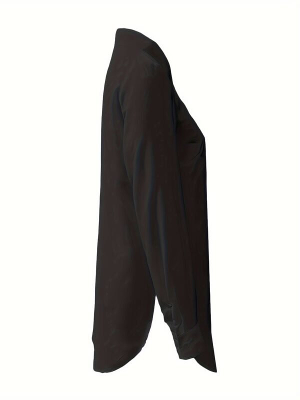 Long And Simple Casual Shirts Can Be Worn In Four Seasons. - Image 3