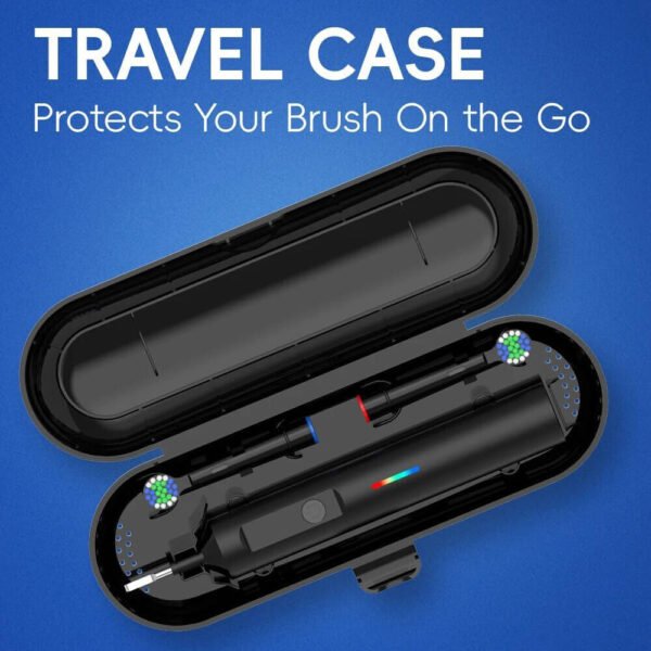 Toothbrush Electric Rechargeable Pro Rotating Brush Heads Timer Modes USB - Image 2
