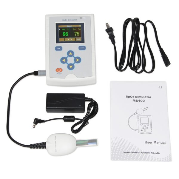 SpO2 Simulator MS100 Pulse Rate Blood Oxygen Simulator Pulse Oximeter Reaction Time - Image 5