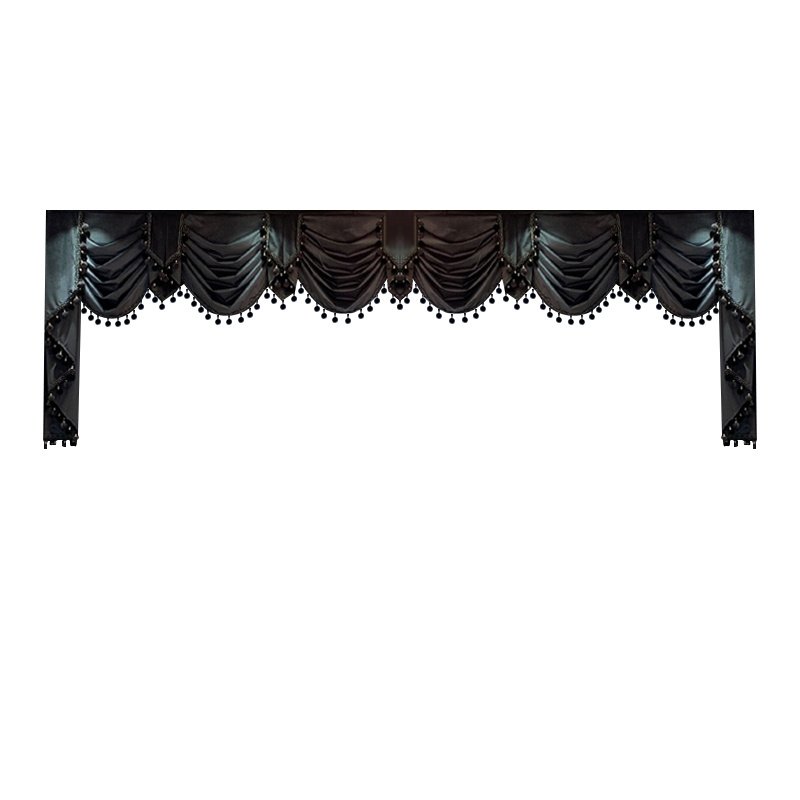 European Luxury Villa, Thick And Luxurious All-black Velvet Curtains, Living Room, Dining Room, Perfect Curtains. - Image 7