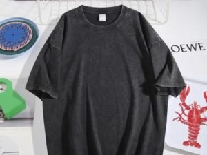 Classic American Heavyweight Cotton Solid T-Shirt - Casual Short Sleeve Tee For Adults