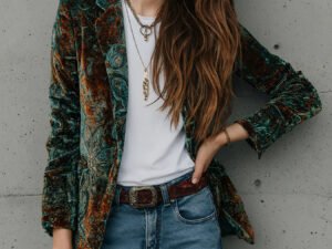 New Women's Clothing, New Autumn And Winter Women's Clothing, New Printed Fashion Casual Commuting Suit Jacket With Lining